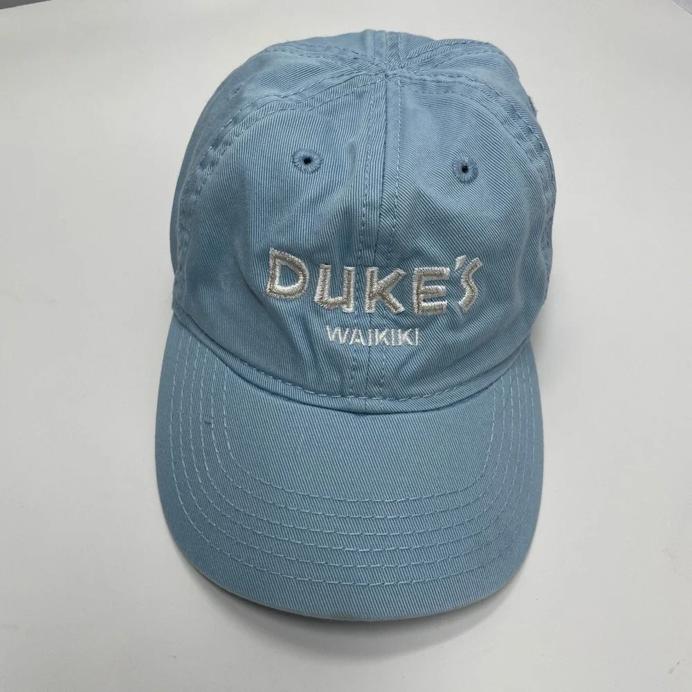 Legacy Duke's Waikiki Hawaii Baseball Cap Lt Blue Cotton Dad Hat Kids Toddler OS